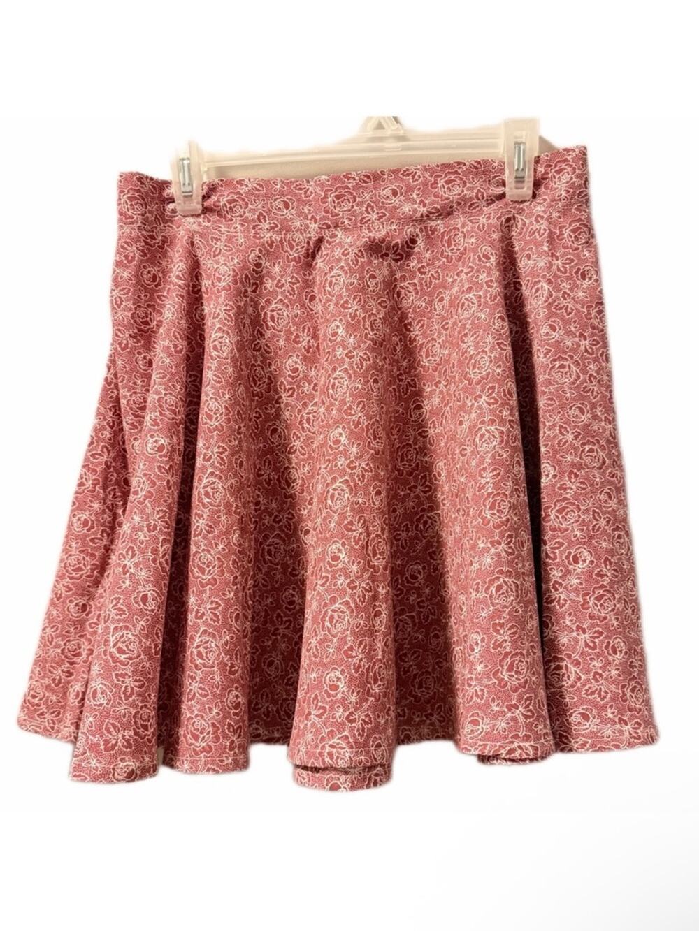 Rose circle skirt handmade